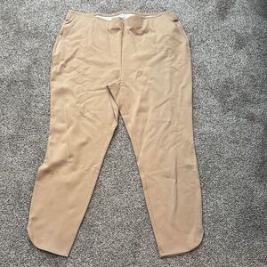 Elegant Women's Tan Trousers